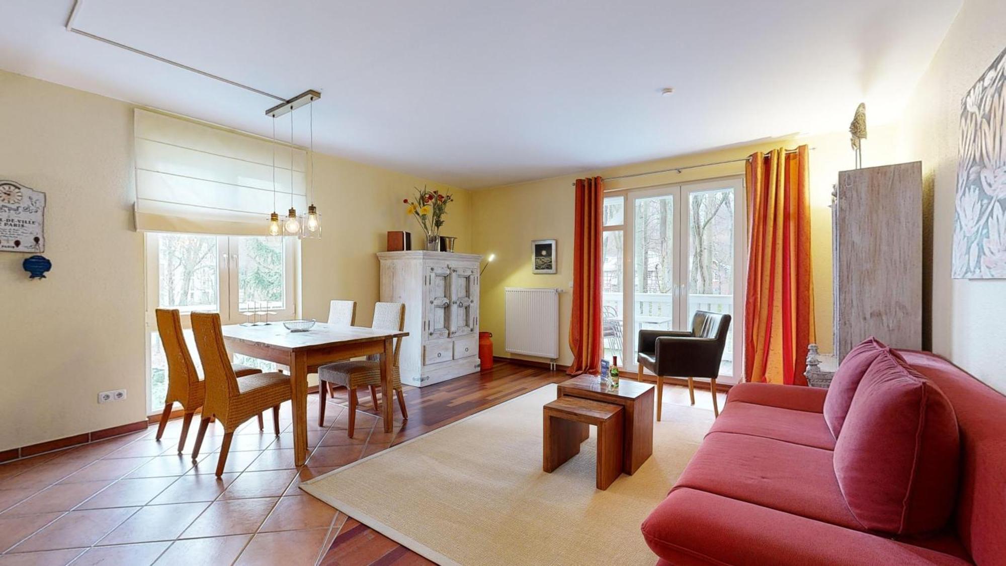 Strandnahe Fewos Mit 2 Schlafzimmern Und Balkon, Residenz Prorer Wiek, Binz Dış mekan fotoğraf